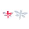 Pack of 3 Silicone Molds for Double Hole Pendant Crafting Hummingbird Dragonflies Girl Designs Ideal for Jewelry Projects