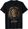 Jesus Lion of Judah Christian Gift for Men Women T-Shirt  Vintage T Shirt  Animal Tops  Ropa Hombre