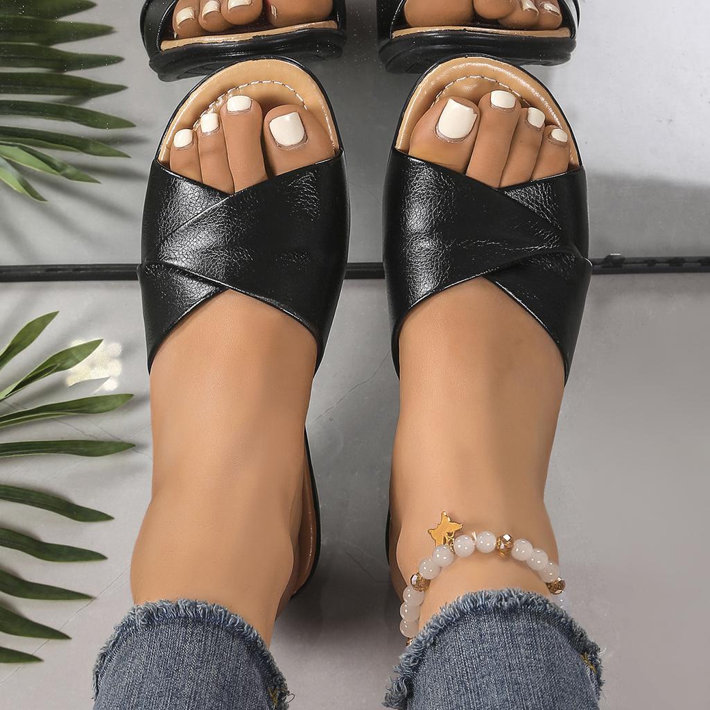 Fashion New Lightweight/non-slip Comfortable Wedge Shoes Summer Round Head Sexy Comfortable Breathable Sandals for Women