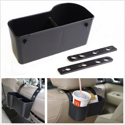 Car Headrest Seat Back Mount Cup Holder/Storage Box Drink Cup Holder Organizer