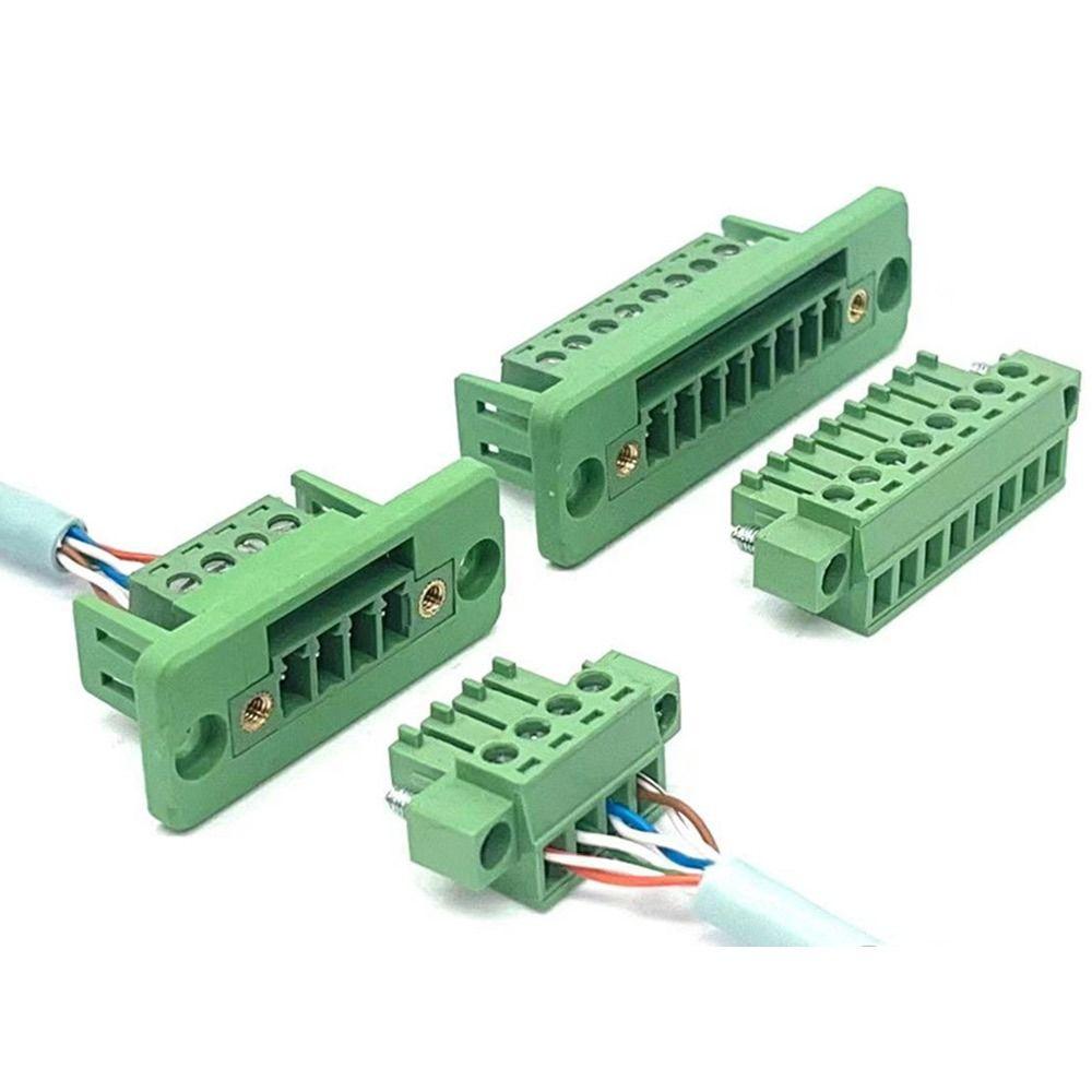 with Flange Fixed Panel 15EDGWC 3.81mm Terminal Block JM15EDGKM 3.81mm Pitch Connector