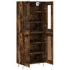 Highboard Smoked Oak 69.5 x 34 x 180 cm Particleboard