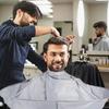 Barber cape, adjustable, foldable barber umbrella cape with black comb, suitable for barber shop, home use