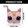 Animals Plush Throw Pillow Felines Stuffed Toy El Gato Animals Plush for Relaxation and Playing Stuffed Animals Doll