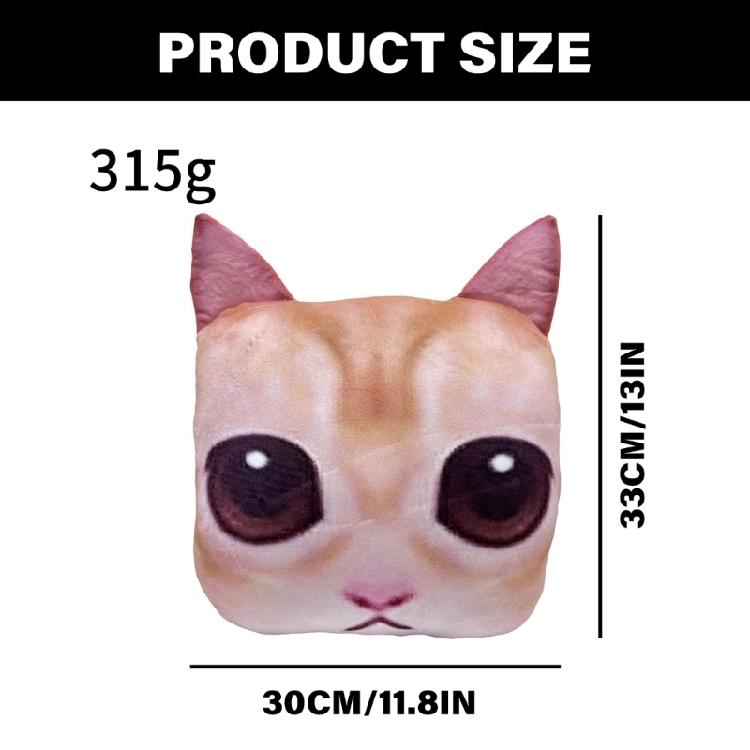 Animals Plush Throw Pillow Felines Stuffed Toy El Gato Animals Plush for Relaxation and Playing Stuffed Animals Doll