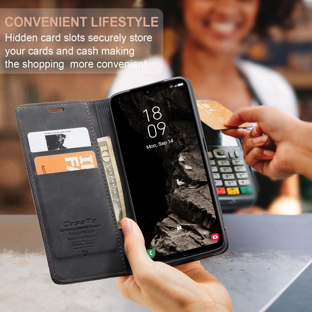 Flip Wallet Case for Samsung Galaxy A55 5G A35 5G A25 5G A05S (2026), Leather Magnetic Folio Cover with Card Holder