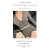 2024 Early Autumn Retro Lace Trim High Waist Knit Shorts - Slimming Gray Women's Fashion