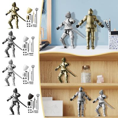 Joint Movable 3d Printed Doll Toy, Creative Decompression Desktop Ornament