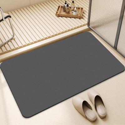 Minimalistická koupelnová předložka z diatomové zeminy - Absorpční, Protiskluzová, Rychleschnoucí, Snadno čistitelná.