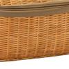 Rattan-Lunchtasche, isoliert, verformungssicher, reißfest, schick, große Kapazität, Lebensmittelaufbewahrungsbehälter für Picknick