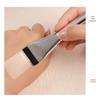 Electroplated Handle Flat Foundation Brush - Non-Absorbing, Flawless Nude Concealer Brush