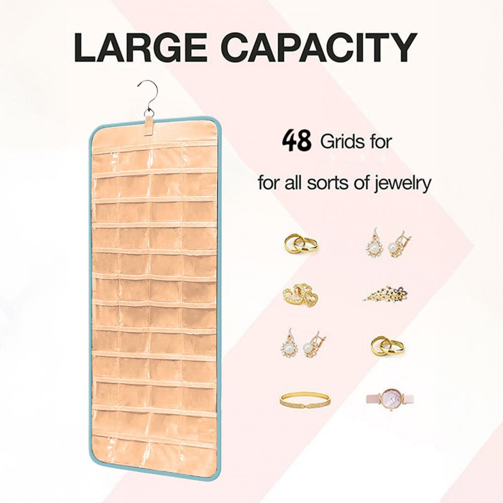 Jewelry Organizer Rack Large Capacity Anti-tangle Earrings Rings Hanger Jewelry Display Rack Multi-layer Hanging Jewelry Holder