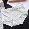 9908 Mid-Waist Ice Silk Women's Underwear - Solid Colors