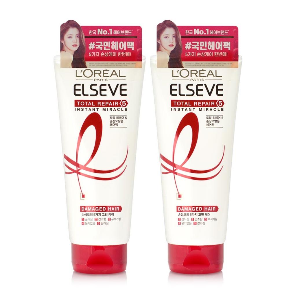 

L Oréal Total Repair 5 Instant Miracle Hair Pack 170ml x2