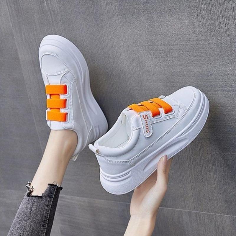 Fashion New Arrival 2025 Fashion White Athletic Shoes for Women Comfortable and Elegant High Quality Deals Aesthetic 39 Woman Footwear