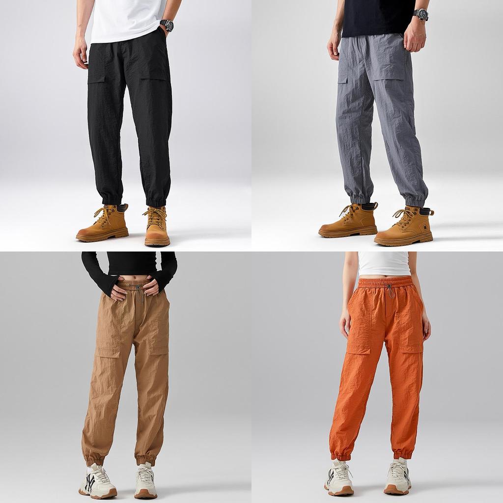 Men Summer Ultra Thin Breathable Uv Protection Sports Pants For Outdoor Activities