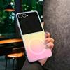 Luxury Gradient Rainbow Magnetic Phone Case for Samsung Galaxy Z Flip 8 7 6 5 4 3 for Magsafe Wireless Charging Shockproof Cover
