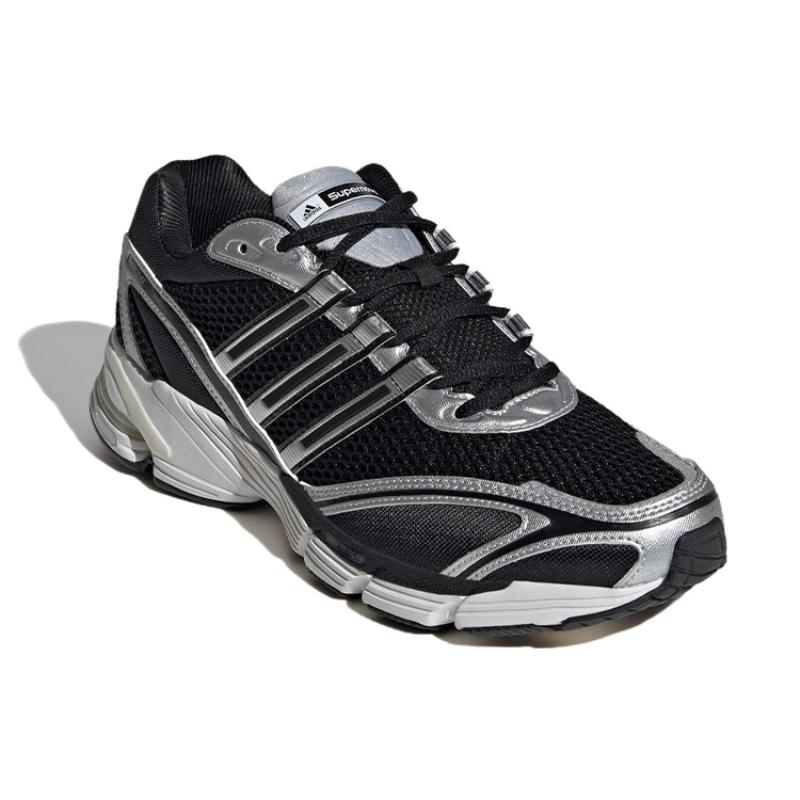 adidas Supernova Cushion 7 Core Black Silver Metallic Crystal White Sneakers IG1747