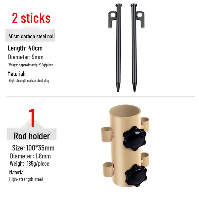 OEING Camping Tarp Pole Holder