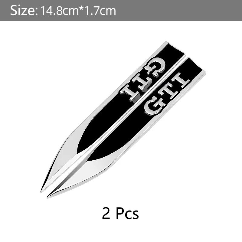 2026 New For VW VOLKSWAGEN Metal Sticker GTI Fender Side Emblem for VW Golf 2 3 4 5 6 7  GTI MK2 MK3 MK4 MK5 MK6 MK7 MK8 Fender