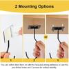 2 Pack Banana Hook, Magnetic Foldable Banana Hanger, Self Adhesive Banana Hook Under Cabinet for Keeping Fruits Fresh and Hanging Kitchen Implements