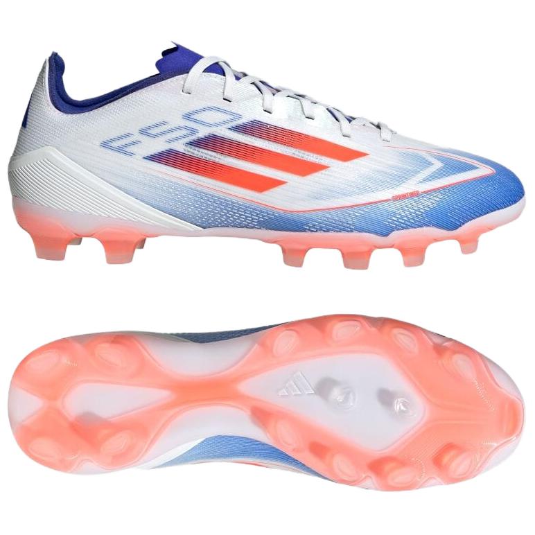 Adidas F50 Pro Comfortable Versatile AG HG Artificial Turf Soccer Shoes Men Soccer Shoes White Red Blue IF1325