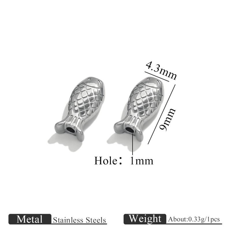 

Fish Pipe Bead DIY Bracelet Hand Rope Accessories Koi Fish Jewelry Accessories 10pcs