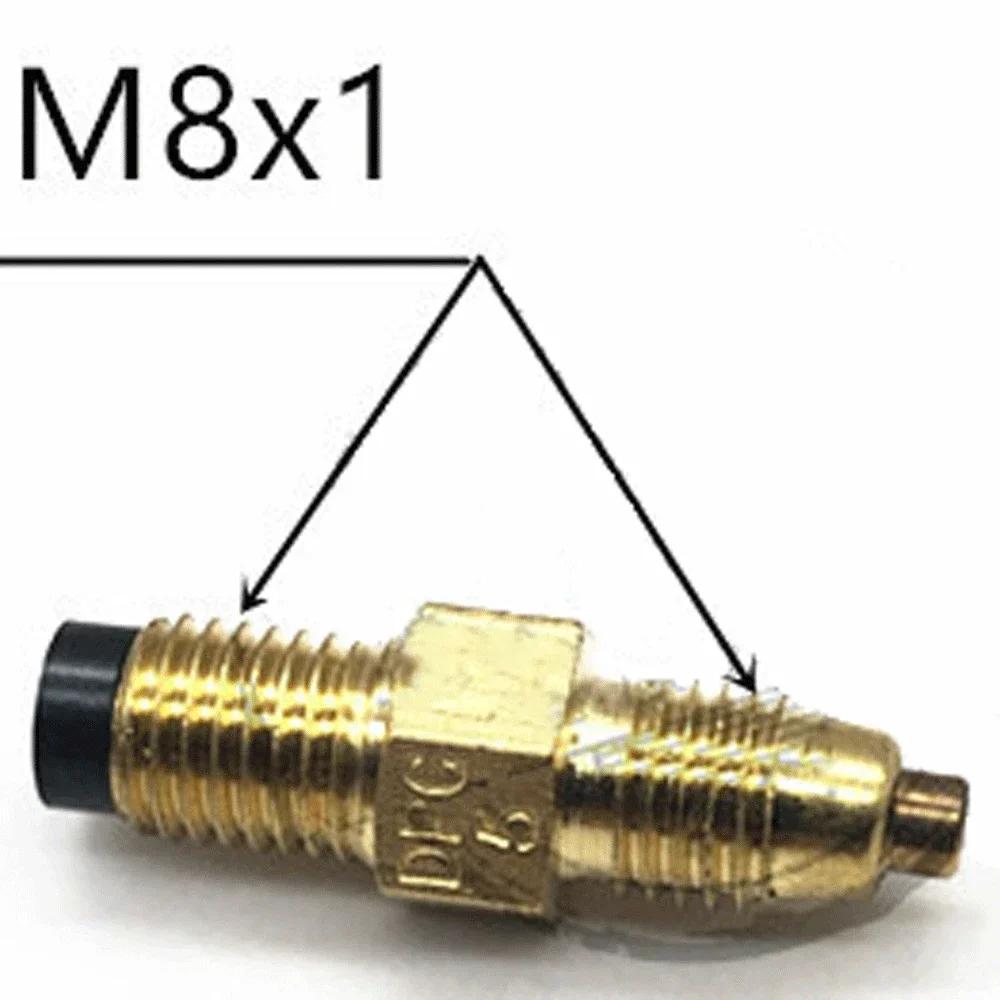 

M8x1ммx 4мм Трубка AJB/DPC-0/1/2/3/4/5 Латунний Односторонній Зворотний Вимірювальний Клапан Резистивний Пропорційний Розподільник Мастило для Змащування Кінчика M8x1