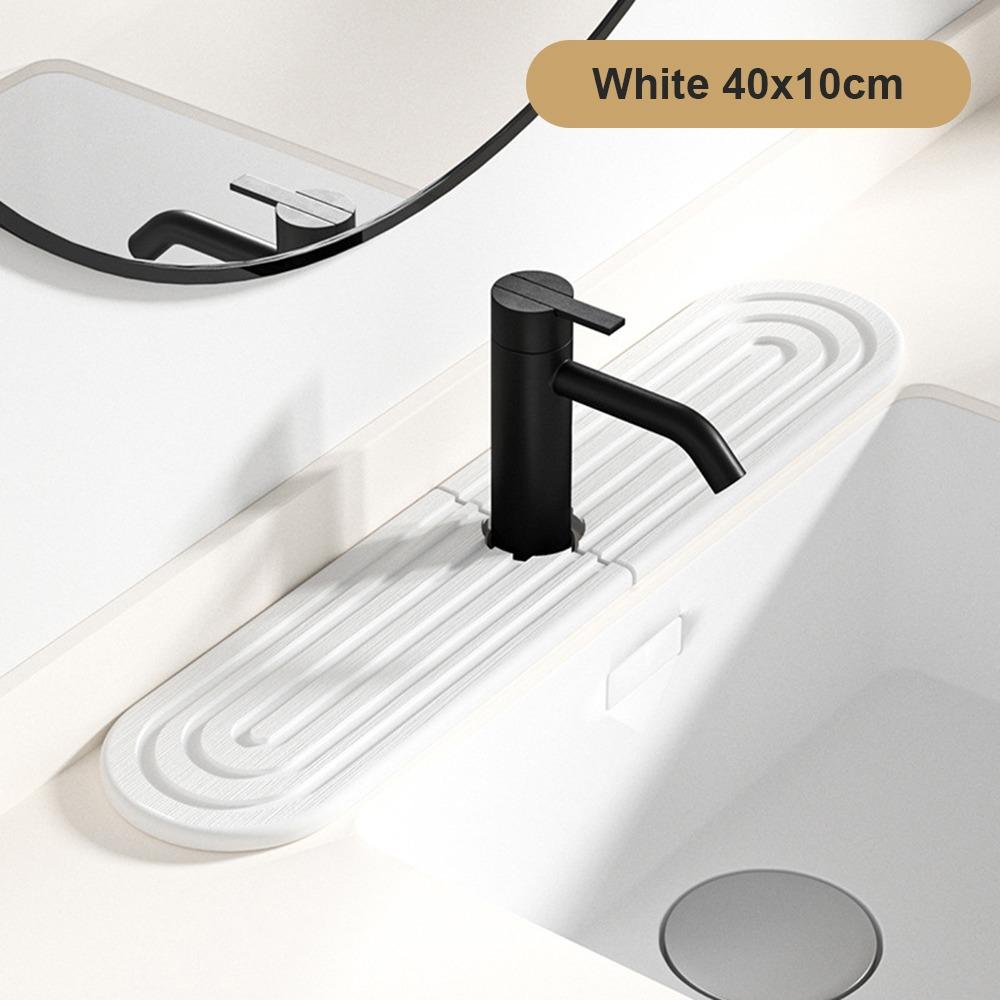 1Pairs Quick Dry Sink Splash Guard Super Absorbent Washbasin Mat Durable Drying Mats  Bathroom
