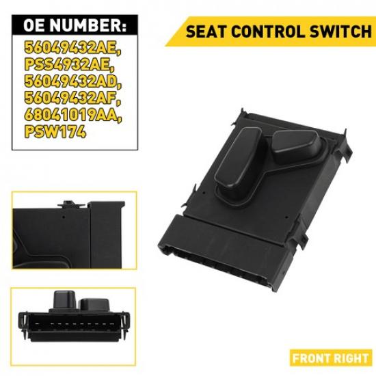 Passenger Side Front Right Power Seat Switch Control For Dodge RAM 1500 2009-19