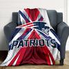 Patriots Team Spirit Blanket Soft Throw Blanket For Home Bedroom Bed Sofa Travel Office Solid Christmas Blanket