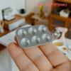 1:6/1:12 Scale Miniature Dollhouse Mini Pastry Biscuit Cookie Cake Bread Silver Mold Diy Food Play Silicone Mold Accessories