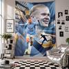 Erling Haaland Nástěnná tapiserie Domácí dekorace Závěsná látka na stěnu pro ložnici Obývací pokoj Pozadí