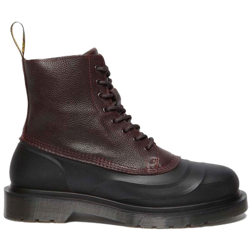 Dr. Martens 1460 Leder Mode Kurze Stiefel Unisex Stiefel Rot Schwarz 32119601