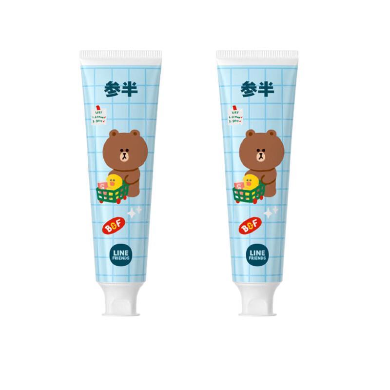 Canban LINEFRIENDS Rose Green Tea Refreshing Toothpaste Duo Pack