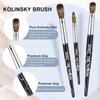 Carved Crystal Acrylic Penholder & Pen Set for Nail Art