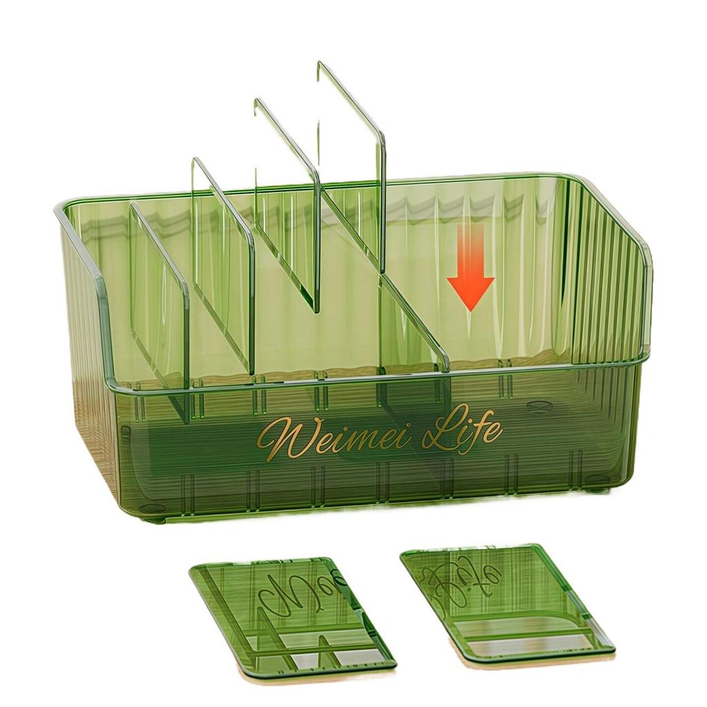 Multi-functional Kitchen Seasoning Storage Organizer with Compartmentalized Jars