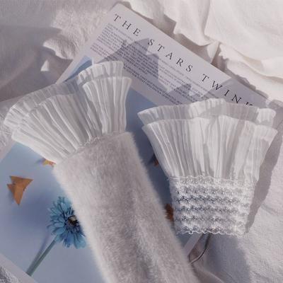 Couverture de pull, gants décoratifs, volants, manches coudières, poignets en dentelle, fausses manches, poignets détachables