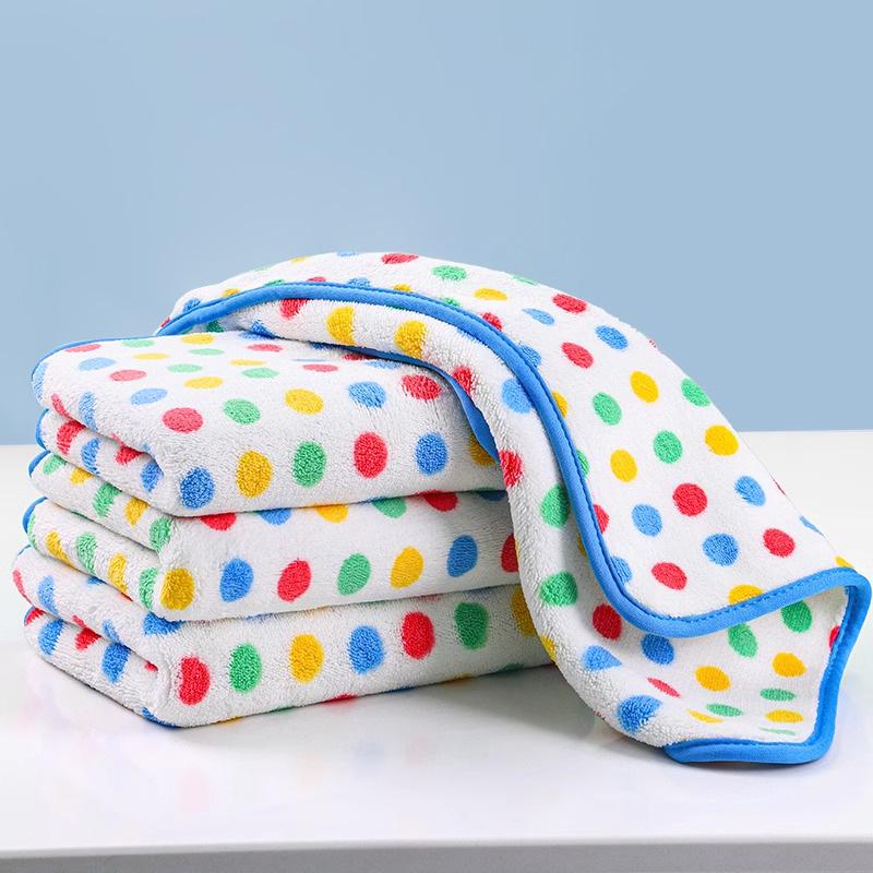 

Цветная в горошек абсорбирующая безворсовая салфетка для посуды - Идеально подходит для уборки и протирки на кухне. 5-piece