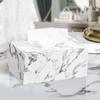 Nordic Marble Pattern Plastic Tissue Box
