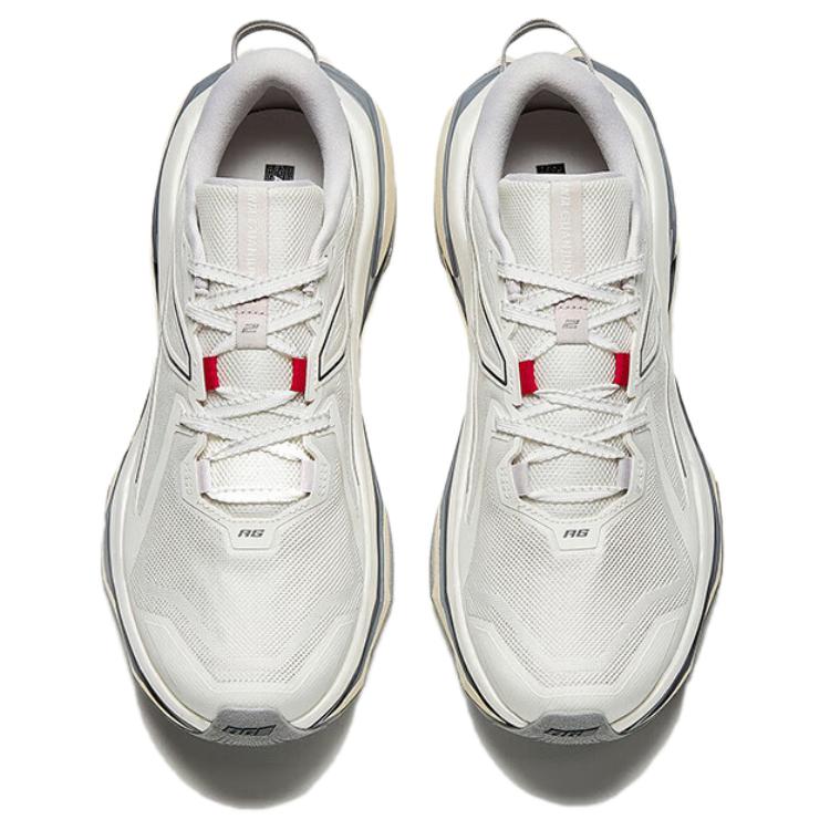 Anta Falcon 2 Comfortable Fit Fabric Non-Slip Shock Absorption Low-Top Trail Running Shoes Men Sneaker Beige 112445502A-2