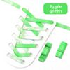 1 Pair Magnetic Lock Shoelaces for Sneaker Rainbow Gradient Flat Elastic Shoelace Adults Kids No Tie Shoe Laces Shoe Accessories
