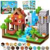 Blue Castle Magnetic Cube Building Blocks - 3D Educational Montessori Toy
