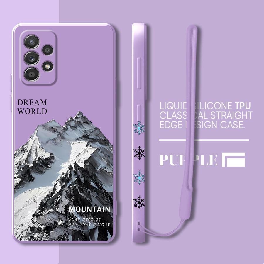 

Snow Mountain Phone Case for Samsung Galaxy A11 A12 A13 A14 A15 A16 A23 A25 A33 A34 A42 A53 A52s A54 TPU Galaxy A52s 5G