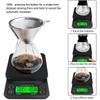 0.1-3000g Portable LCD Electronic Kitchen Scales V60 Coffee Accessories Weighing Balance Digital Coffee Scale