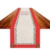 Christmas Decoration Table Runner Linen Table Runner Home Kitchen Restaurant New Year Dinner Anti -Fouling Table Runner