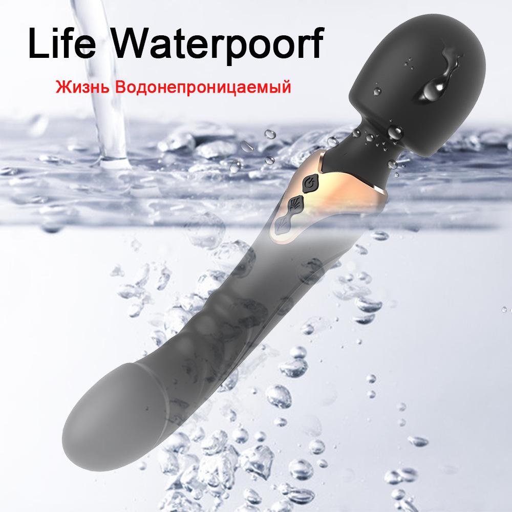 USB Charging Dual Head Dual Shock AV Vibrator G-point Masturbation Adult Sex Toy