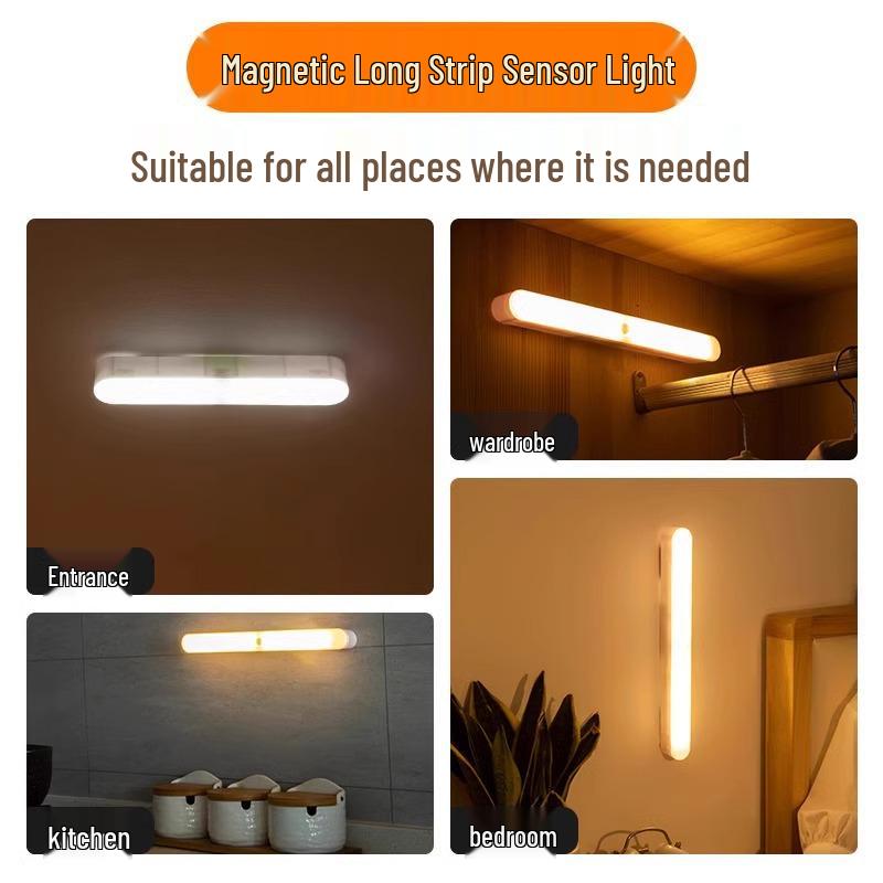 Rechargeable Sound-Control LED Night Light with Motion Sensor