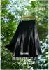 Light luxury acetic acid half skirt for women, flowing and irregular high waisted A-line skirt