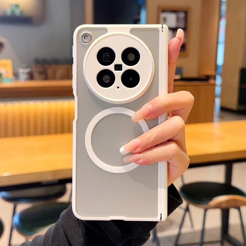 Oppo Find N6 & Honor Magic V6 Dual-Axis Matte Magnetic Phone Case